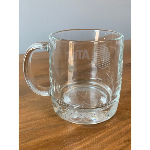 RARE AT&T Logo Telephone Glass Phone Company Vtg 2000 Retro Coffee Tea Mug Cup - Picture 4 of 9